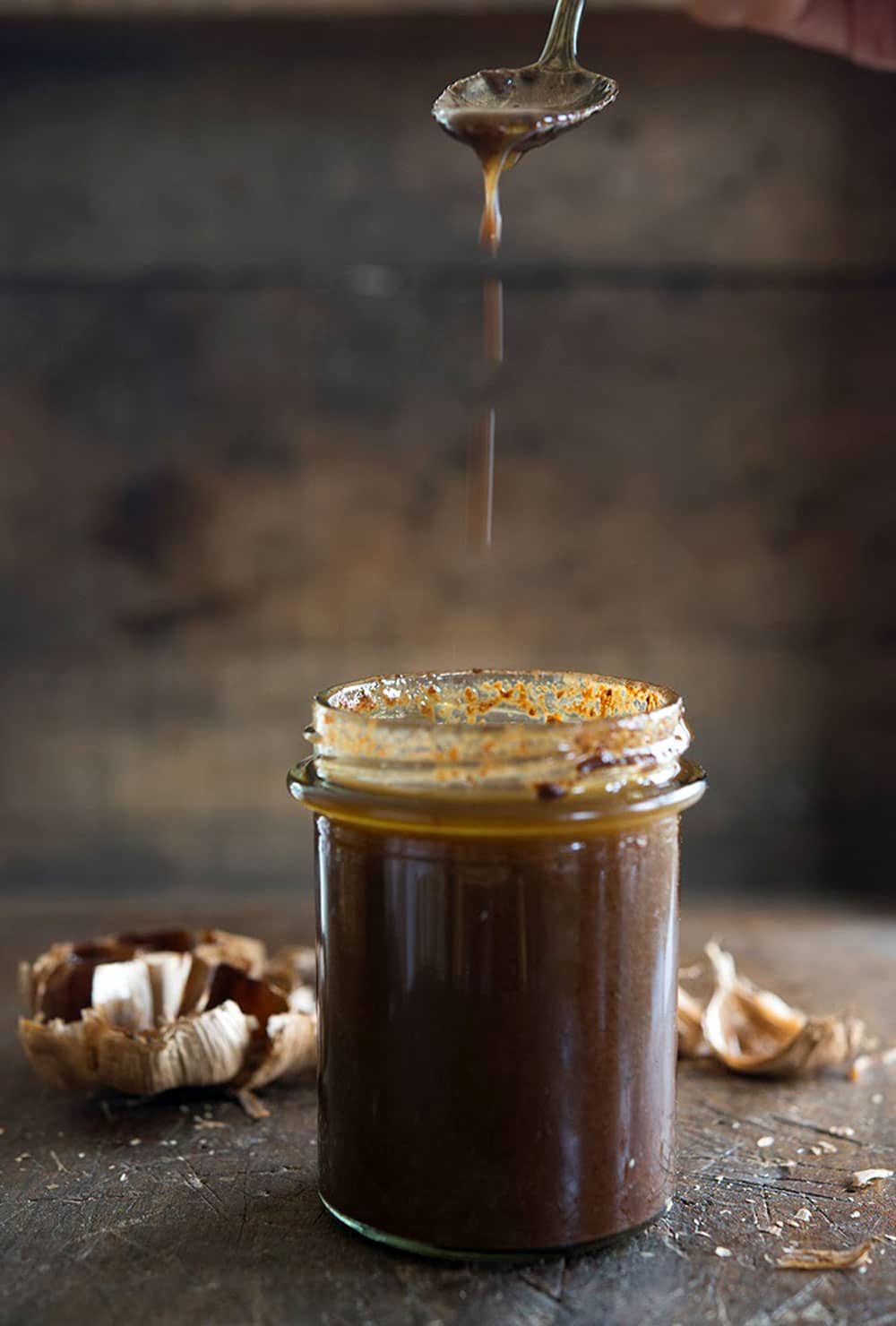 Vinaigrette d'ail noir