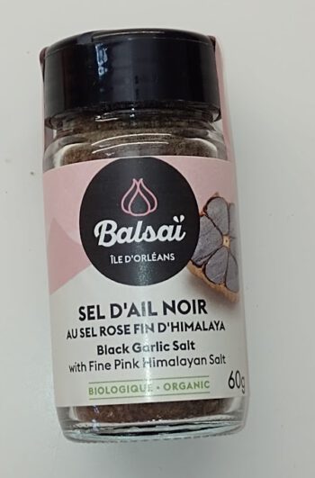 Sel d'Ail Noir au sel rose fin d'Himalaya